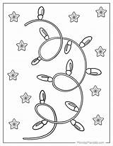 14 Christmas Lights Coloring Pages Free PDF Printables sketch template