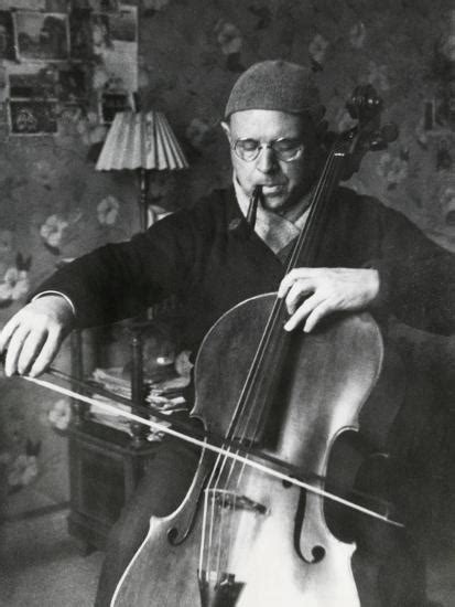 'Pablo Casals, the Great Cello Player in His Home in Barcelona' Photo ...