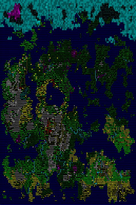 Dwarf Fortress Is Getting A New Visual Style Soon, And Here's A Map Example - GameSpot