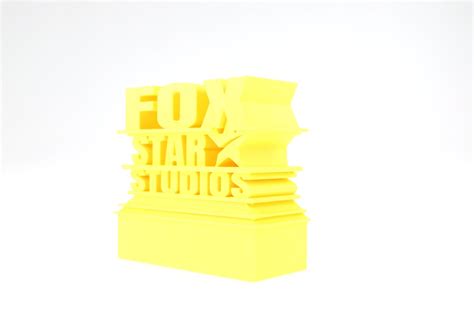 Fox Star Studios Logo 3D Printed Kids Toy Gift Customisable | Etsy