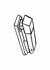 Stapler Coloring Pages sketch template