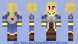 Female Knight Minecraft Skin