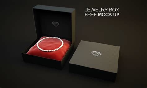 jewelry box mockup Free download | Pixlov | Mockup free psd, Free logo mockup psd, Free mockup