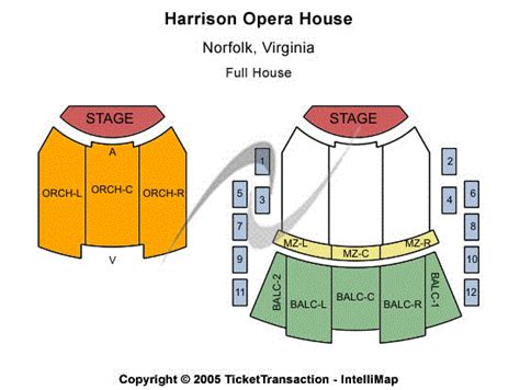 Harrison Opera House Seating Chart | Harrison Opera House Event Tickets & Schedule