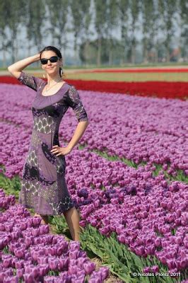 Jana around the world: Tulip fields in Flevoland 2011