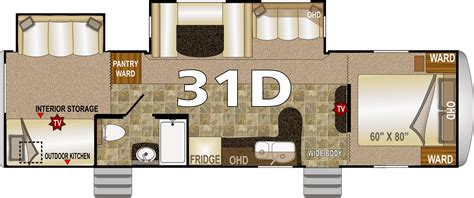 Northwood Arctic Fox Travel Trailer Floor Plans - floorplans.click