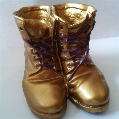 Omega Psi Phi Mini Desktop Gold Boots Omega Psi Phi | Etsy