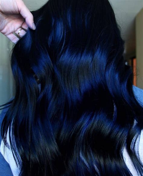 Hairstyle Trends - 28 Stunning Midnight Blue Hair Colors (Photos Collection)