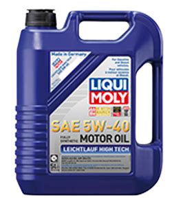 Liqui Moly 5W40 Leichtlauf Hi-Tec (5L) | 5w40 | GermanParts.ca