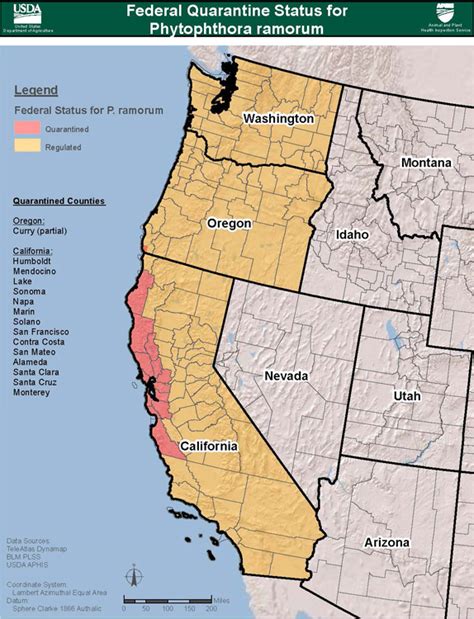 Oregon California Map