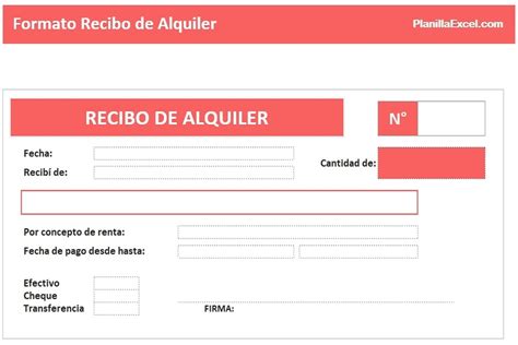 Recibo De Alquiler En Excel Planillaexcel Com Vrogue | Images and Photos finder