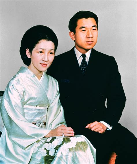 Then Crown Prince and Princess, Emperor Akihito and his wife, Empress Michiko | Japanese ...