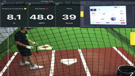 ep 102 Hunter H l Baseball Hitting Lesson using Rapsodo Hitting 2.0 & Blast Motion 6/22/21 - YouTube