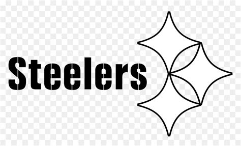 Steelers Logo Black And White - Logos And Uniforms Of The Pittsburgh ...