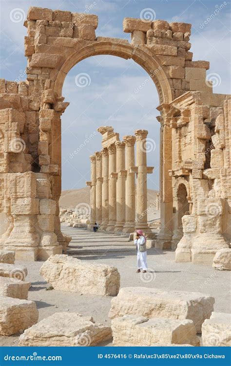 Ruins of Palmyra stock photo. Image of architectural, greek - 4576416