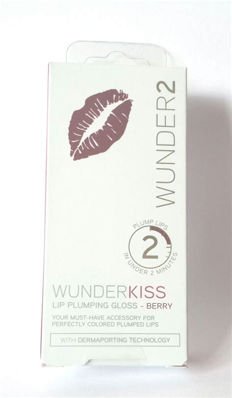 WUNDER2 WUNDERKISS Plumping Lip Gloss (Berry) - Lip Plumper for Hydrated lips | eBay