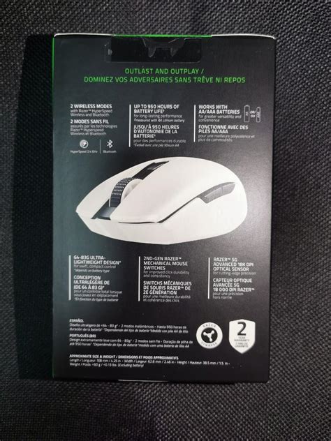 Razer Orochi V2 Wireless Gaming Mouse, Computers & Tech, Parts ...