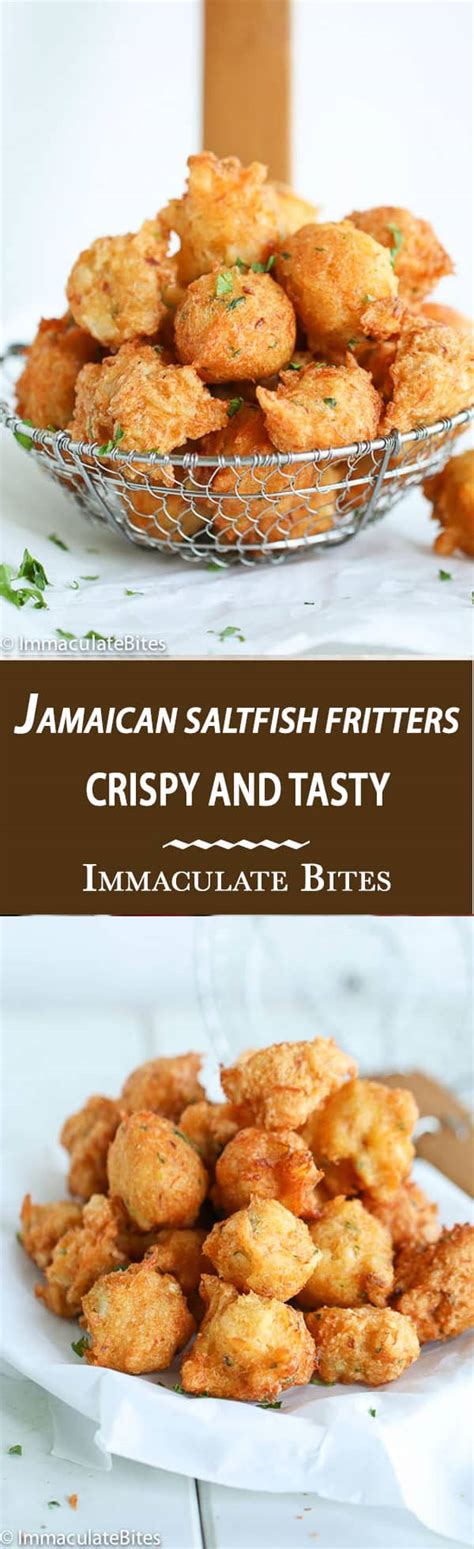 Jamaican Saltfish fritters - Immaculate Bites