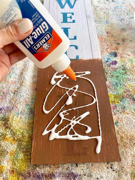 How to do the DIY Crackle Paint Finish Technique with Glue and Paint!