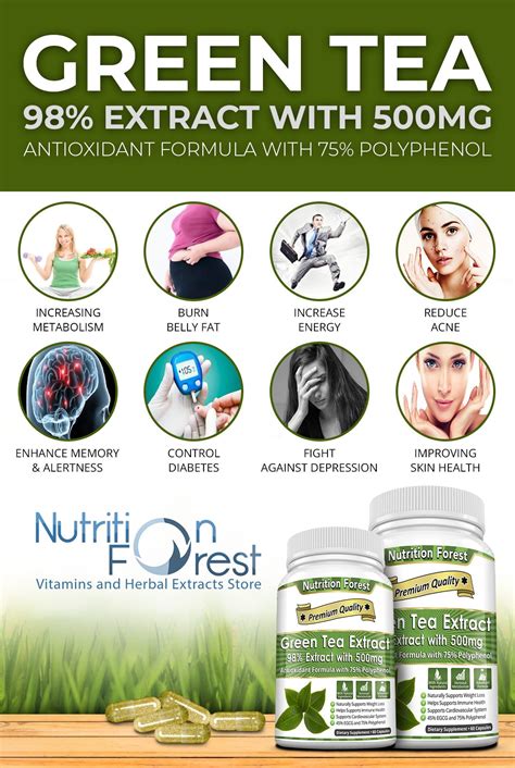 Green Tea Capsules - Benefits and Reviews