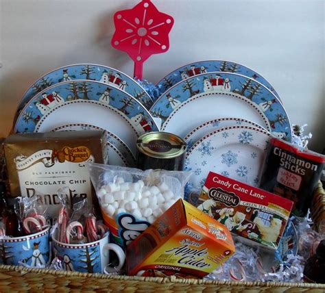 A Snowman Breakfast | Themed gift baskets, Gifts, Raffle baskets