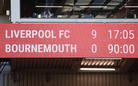 Liverpool 9 Bournemouth 0 - Watch the highlights