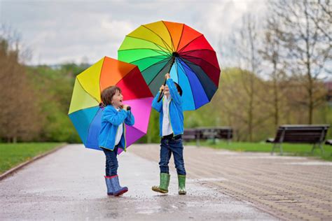 Kids dancing in the rain | Autism Awareness