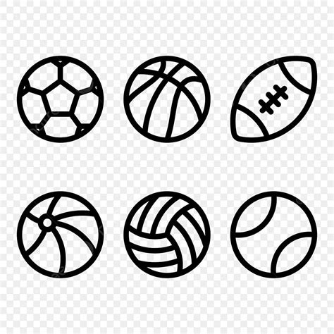 Soccer Ball Outline Clipart Transparent PNG Hd, Ball Icon Pack In Outline Style, Icons Pack ...