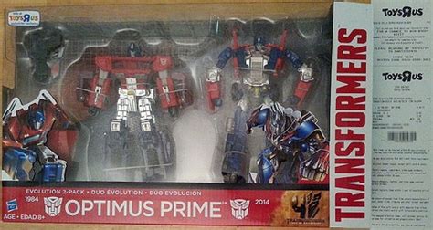 Toys R Us Exclusive Optimus Prime Evolution 2 Pack Sighted In The US ...