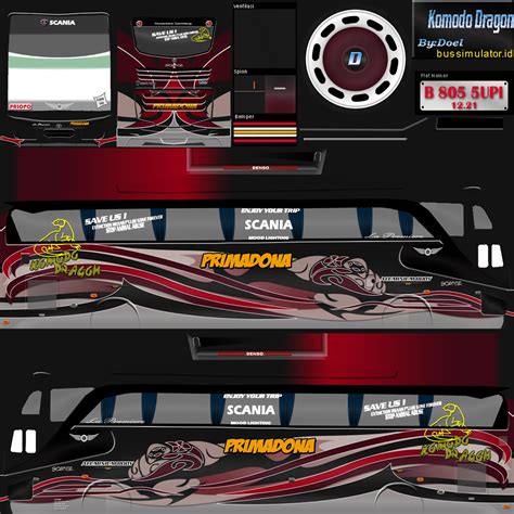 Bus Simulator Indonesia Krishna Bus Mod Livery - IMAGESEE