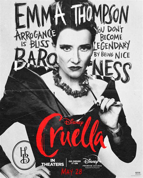 Cruella (2021) Character Poster - Emma Thompson as The Baroness - Cruella (2021) photo (43906923 ...