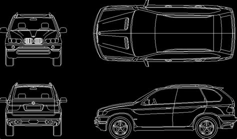 Car - Bmw X5 2D DWG Plan for AutoCAD • Designs CAD