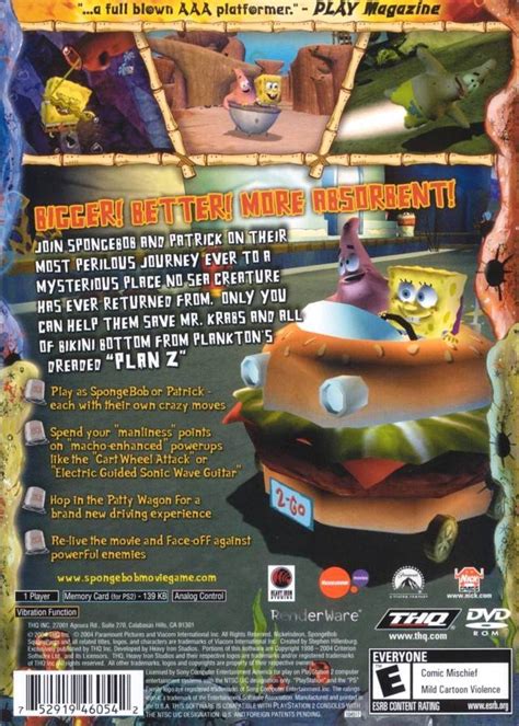 The spongebob squarepants movie gamecube - baprentals