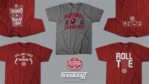 Celebrate Alabama's National Championship with new title gear