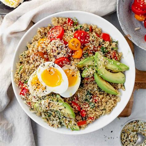 Savory Quinoa Breakfast Bowl | What Molly Made