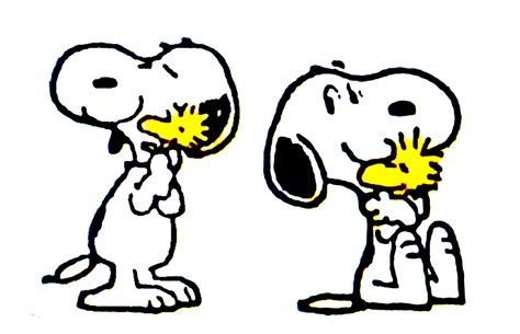 Snoopy Hugging Woodstock - Reference by BradSnoopy97 on DeviantArt