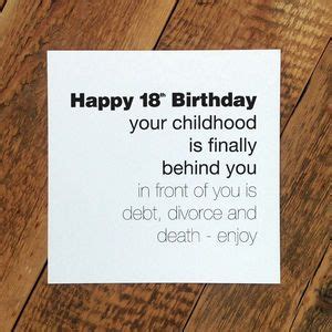 Turning 18 Funny Birthday Quotes - ShortQuotes.cc