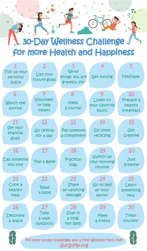 30-Day Wellness Challenge for more Health and Happiness