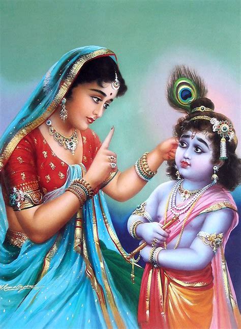 Yashoda Scolding Krishna