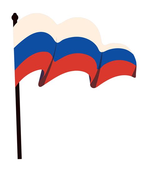 flag of russia 10462249 Vector Art at Vecteezy