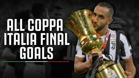 ALL Goals From Juventus' Coppa Italia Finals So Far 🏆⚽️ - YouTube