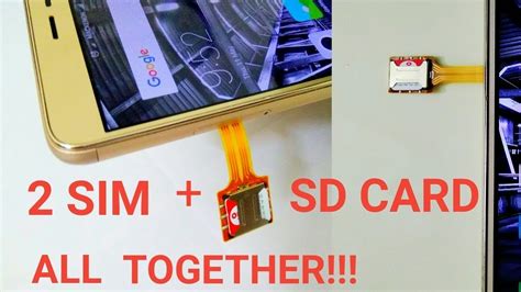 Hybrid SIM Slot Adapter for all smartphones at Rs 115 quality check - YouTube