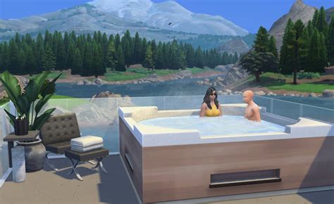 Relish a Relaxing Dip: Incredible Hot Tub CC for The Sims 4!