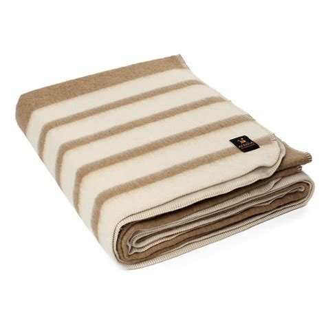 Thick Alpaca Wool Blanket Heavyweight Alpaca Wool Throw Camping ...