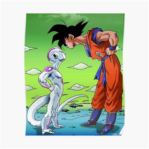 "Goku vs Frieza" Poster for Sale by GOKA | Redbubble