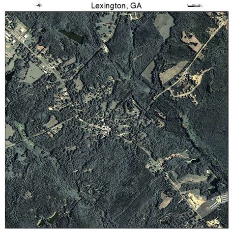 Aerial Photography Map of Lexington, GA Georgia