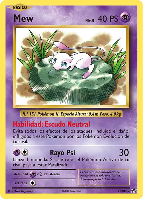 Mew #053/108 » XY - Evoluciones - Pokémon Paraíso