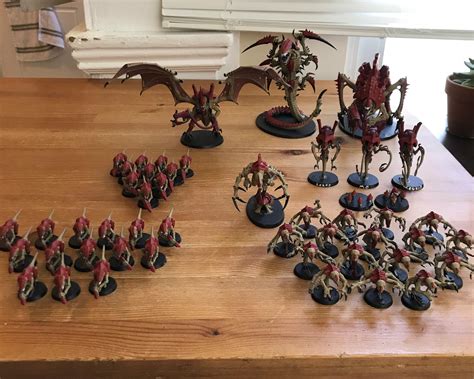 Over 1,000 points of new Tyranid army painted in 2 weeks! : Warhammer40k