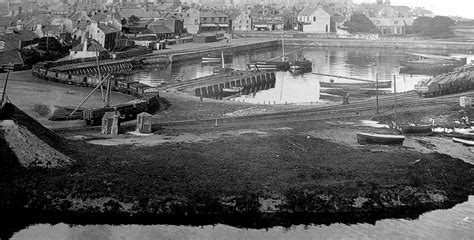 Tour Scotland: Old Photograph Harbour Leven Fife Scotland