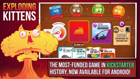 Exploding Kittens, a card game from The Oatmeal, finally comes to Android